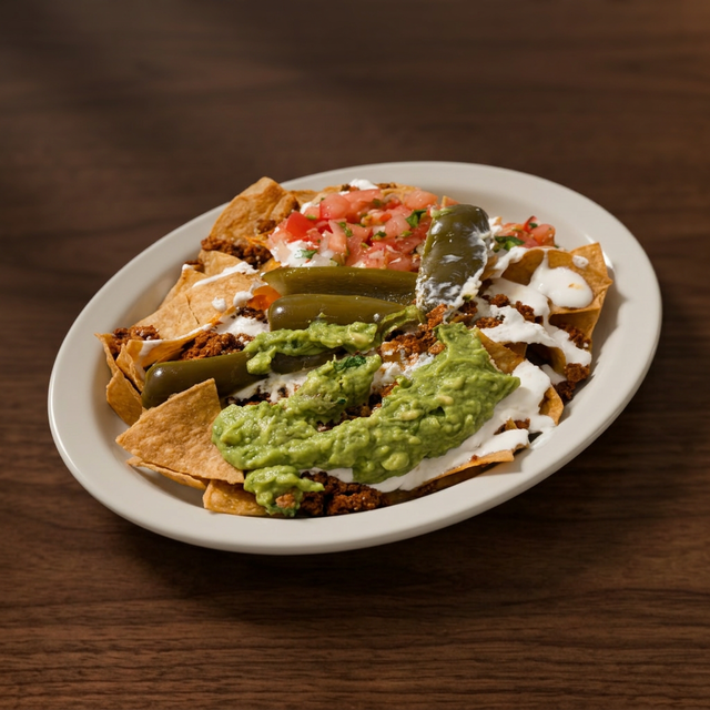 70. Nachos Con Chorizo.
